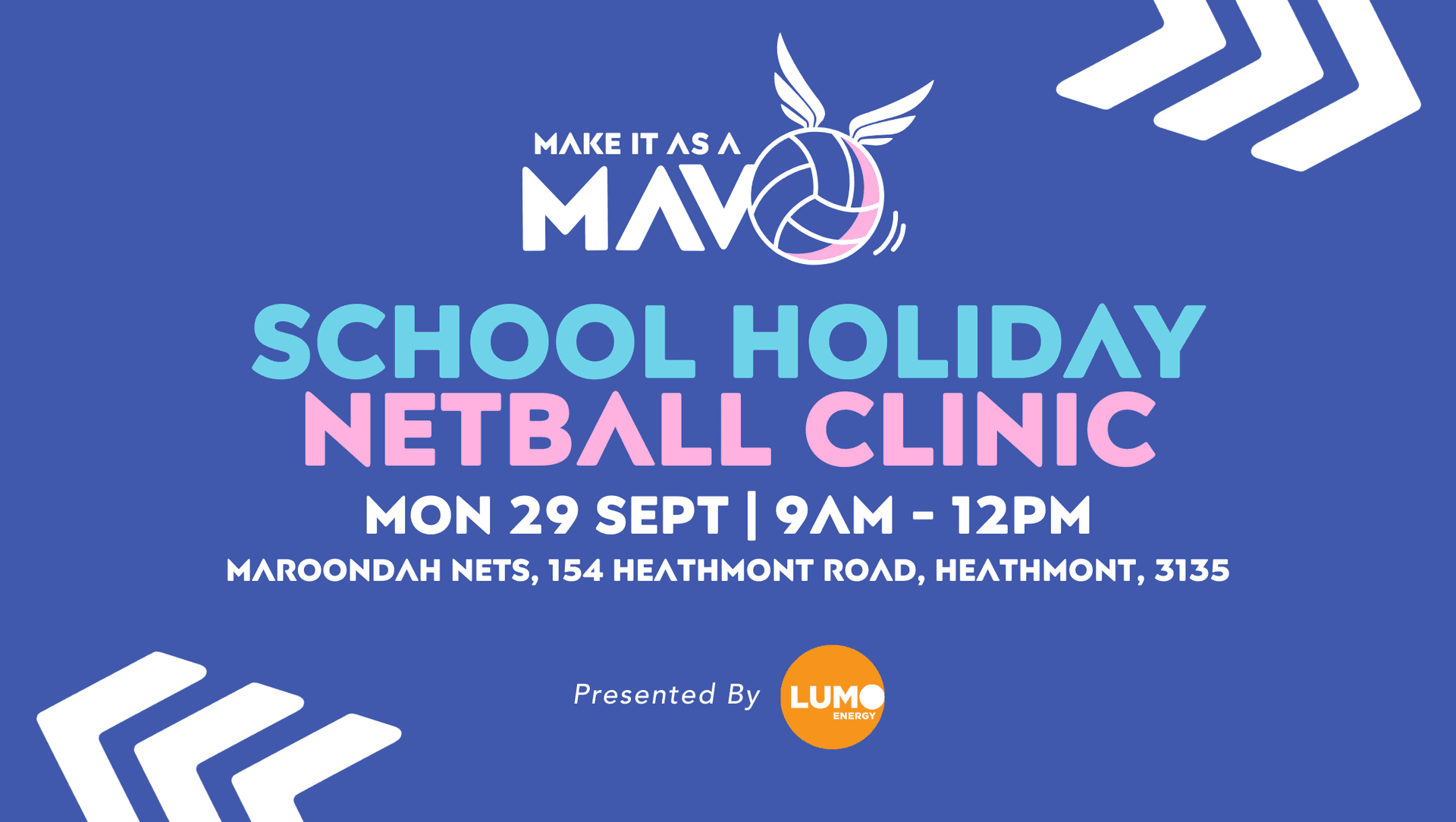 Make it as a Mav - 29th September - Brought to you by LUMO