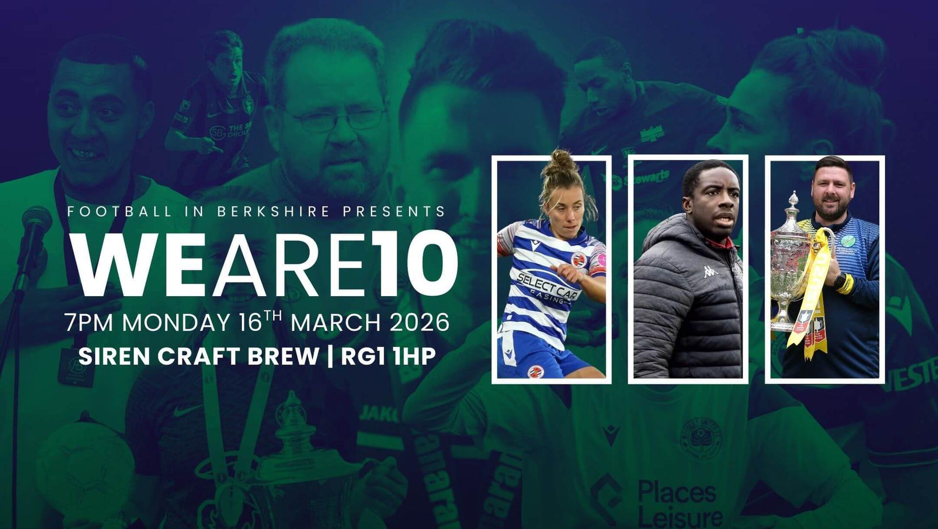 Football in Berkshire is 10 - Live Q&A with Special Guests
