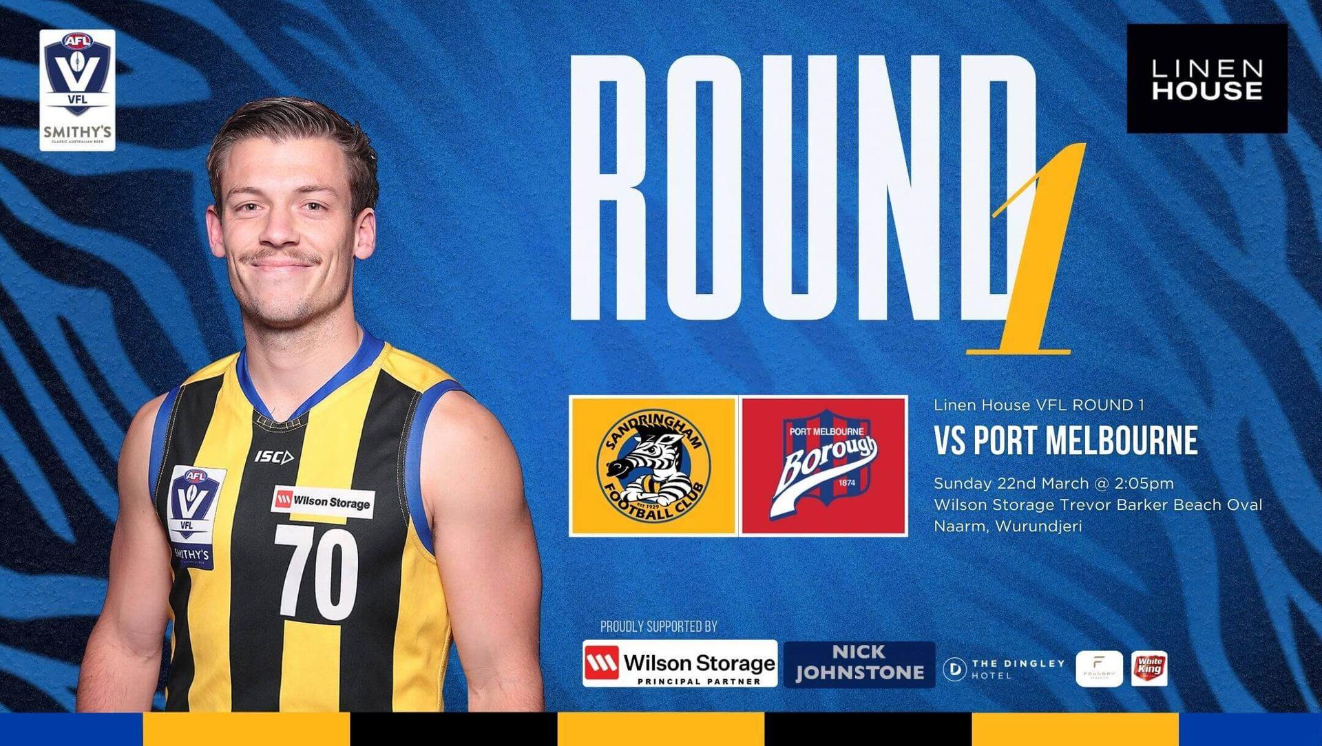 Linen House VFL Round 1 - Sandringham v Port Melbourne