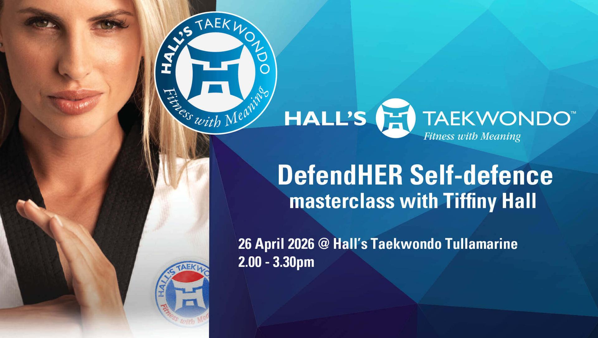 DefendHER Self-defence with Tiffiny Hall  #gohalls