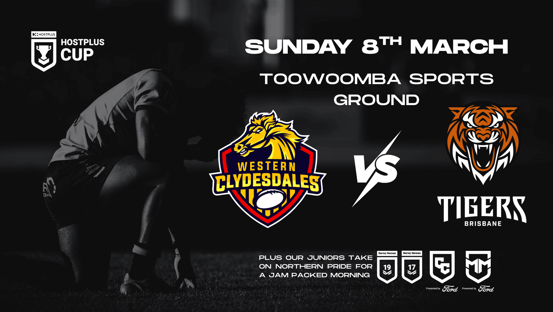 2026 HOSTPLUS CUP Western Clydesdales vs Easts Tigers