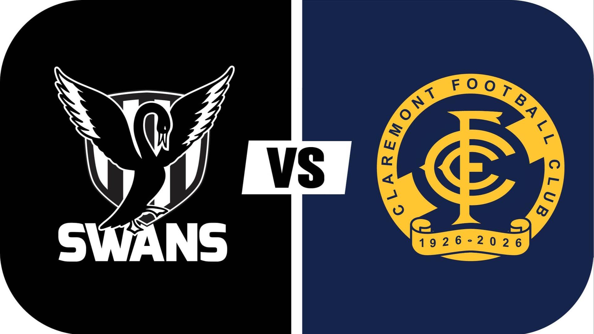 WAFL Swan Districts v Claremont Round 18