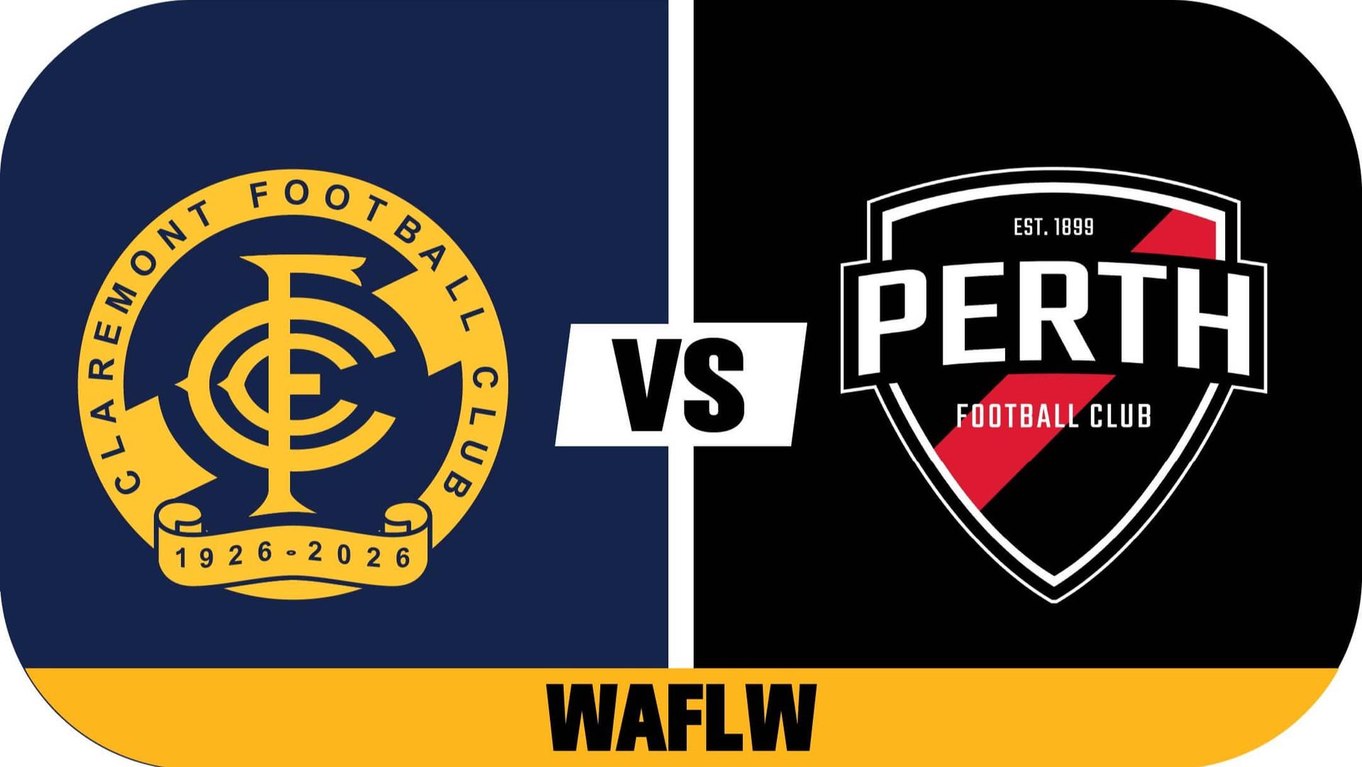 WAFLW Claremont v Perth Round 9