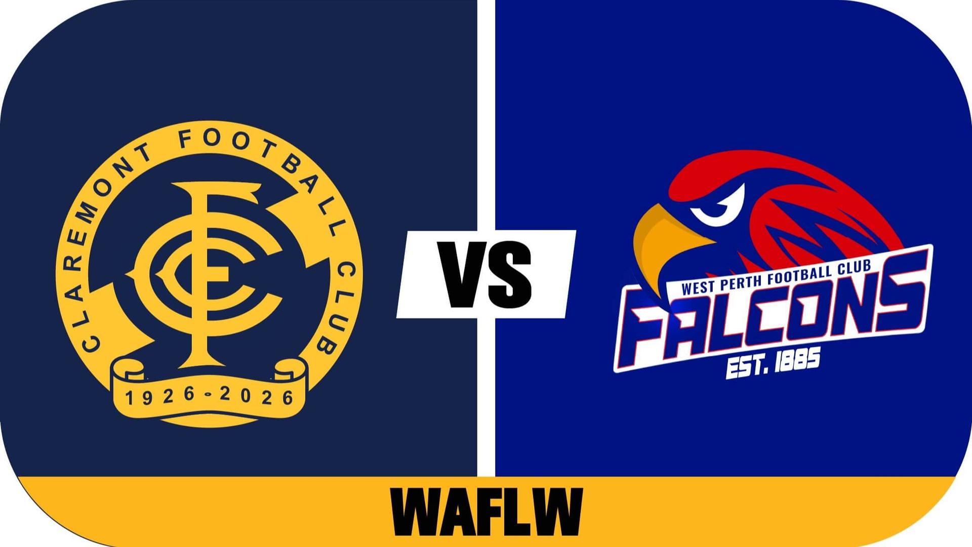 WAFLW Claremont v West Perth Round 14