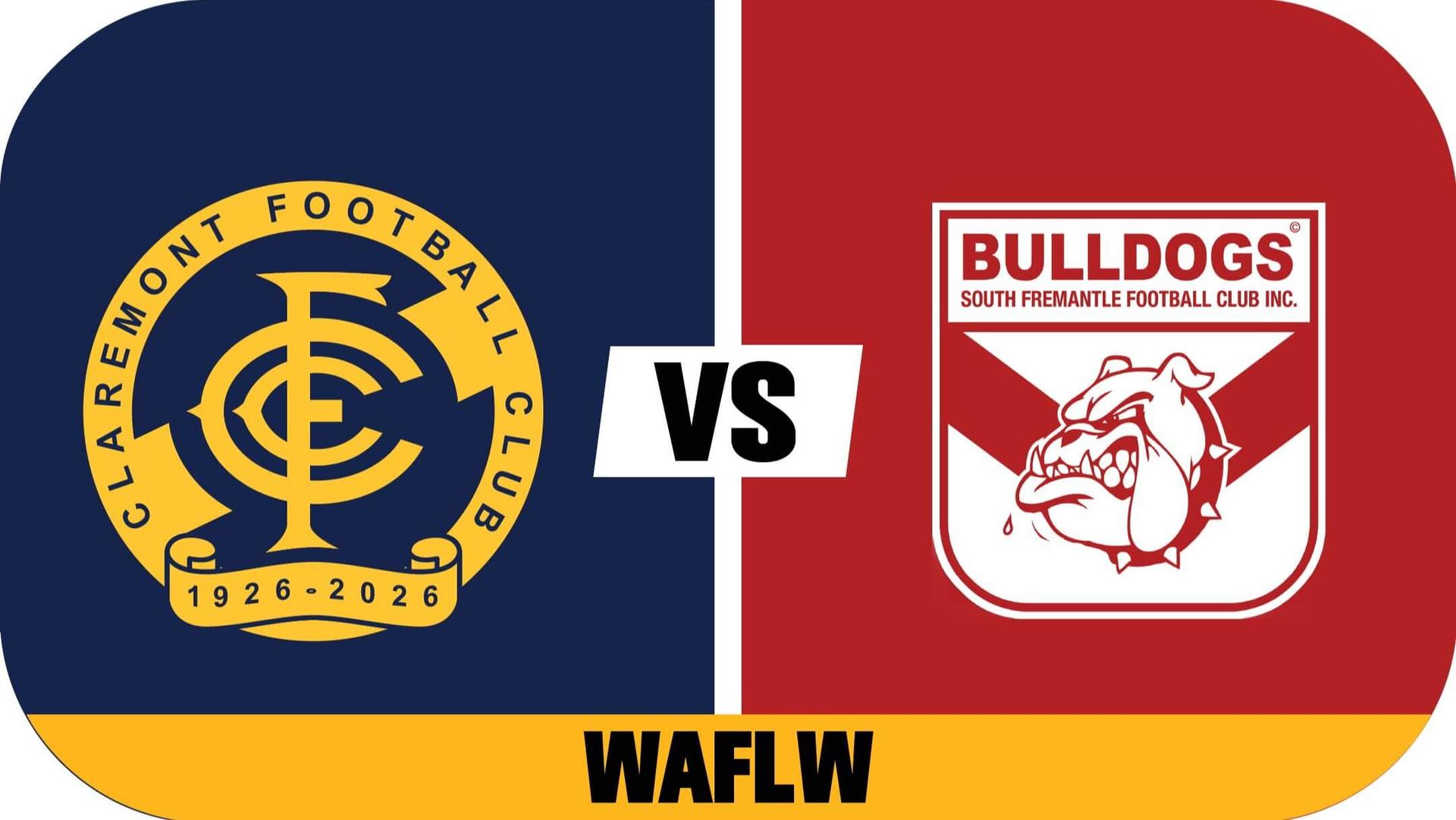 WAFLW Claremont v South Fremantle Round 18