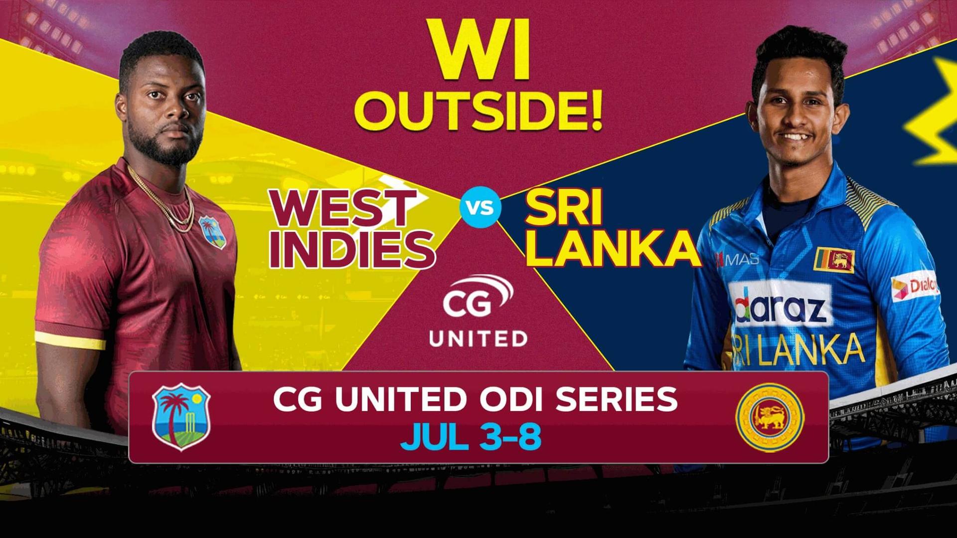 West Indies v Sri Lanka ODI 2026 - 1st ODI
