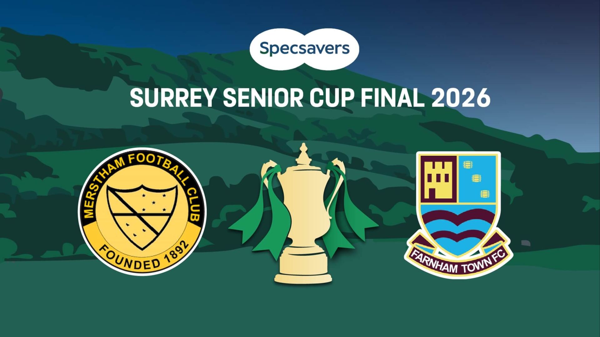 Specsavers Surrey Senior Cup Final - Merstham V Farnham Town 