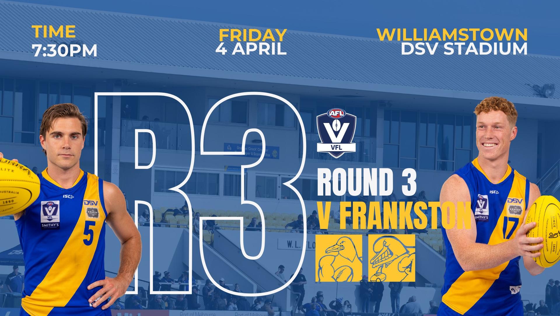 2025 VFL - Round 3 - Williamstown v Frankston 2025 VFL - Round 3 - Williamstown v Frankston