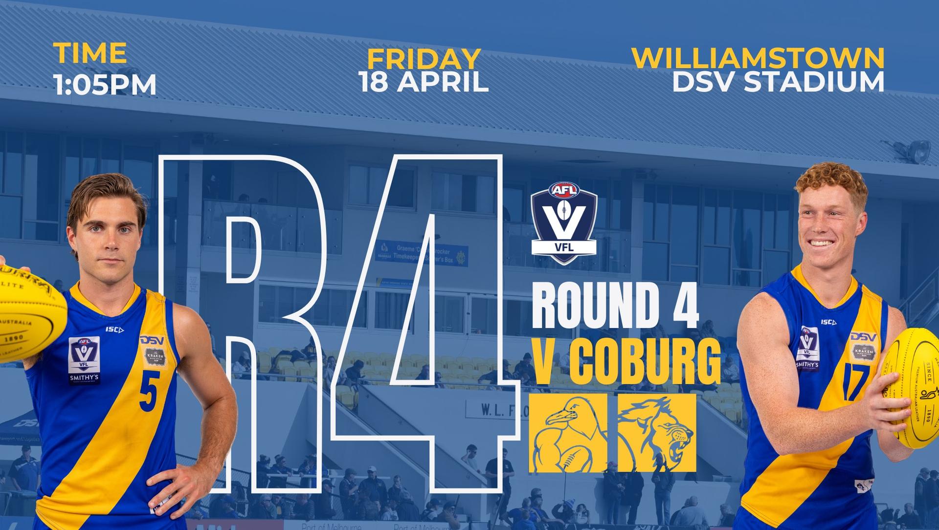 2025 VFL - Round 4 - Williamstown v Coburg 2025 VFL - Round 4 - Williamstown v Coburg