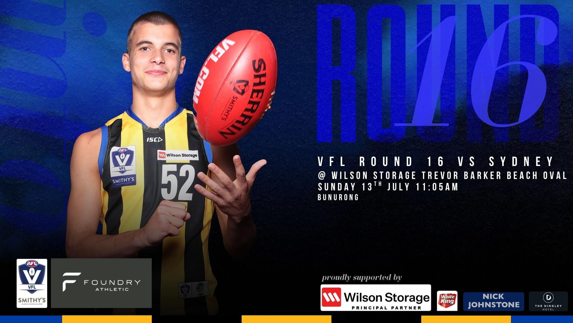 Foundry Athletic VFL Round 16 - Sandringham v Sydney Foundry Athletic VFL Round 16 - Sandringham v Sydney