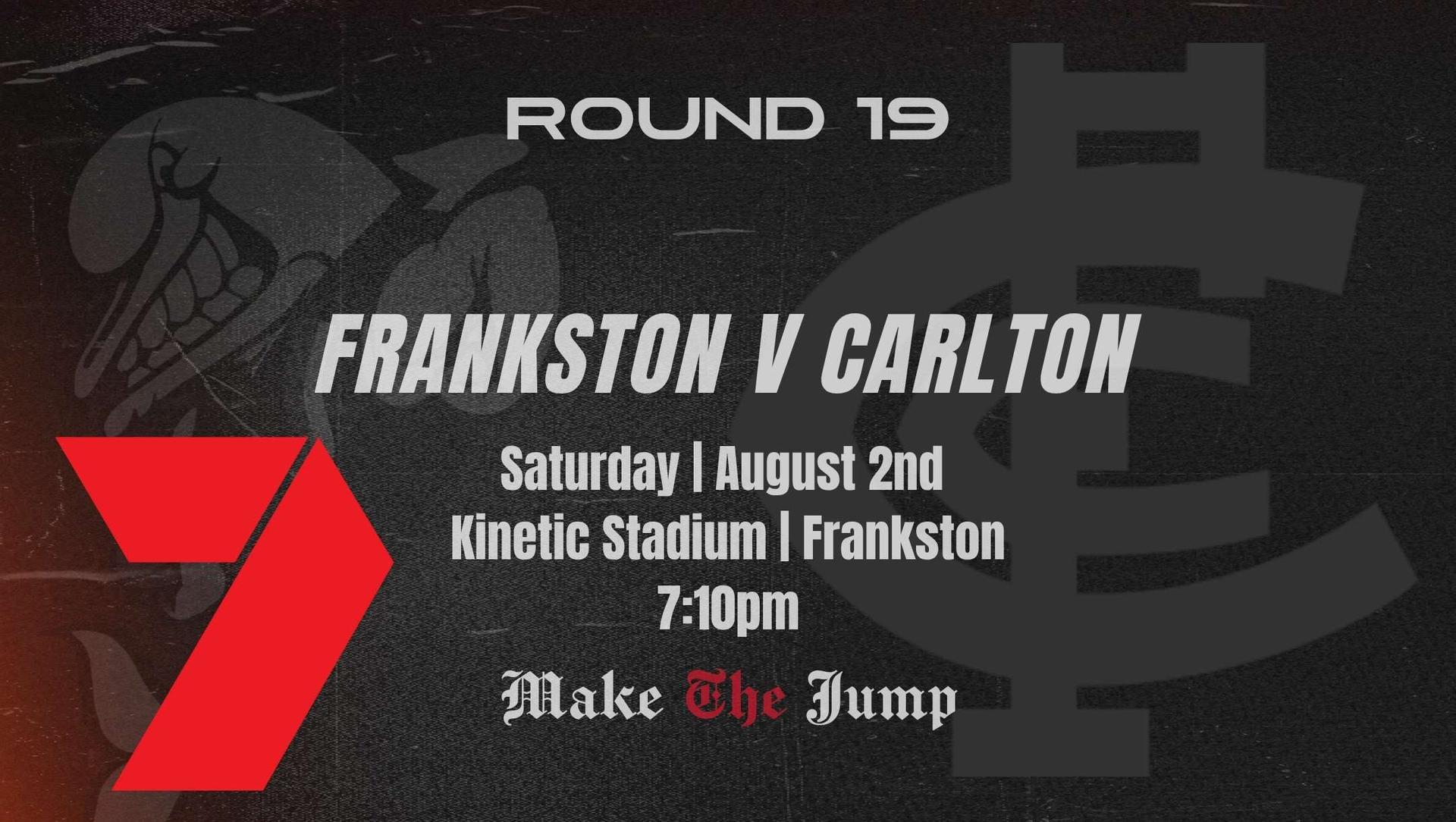 VFL Round 19 2025 Frankston V Carlton VFL Round 19 2025 Frankston V Carlton
